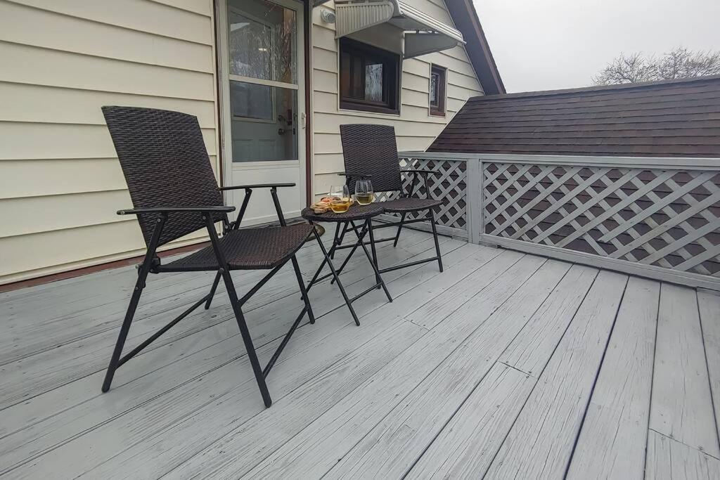 Historic W/Deck, King Bed & Air By Lake Michigan Manistee Eksteriør bilde
